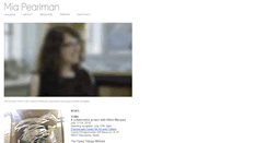 Desktop Screenshot of miapearlman.com