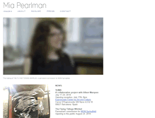 Tablet Screenshot of miapearlman.com